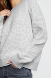 Rails Lana Sweater in Ivory Grey Mixed Animal