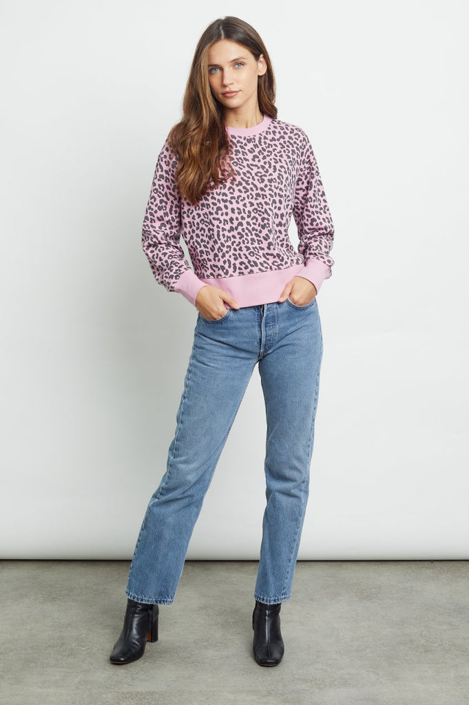 Rails Ramona Sweatshirt in Pink Jaguar