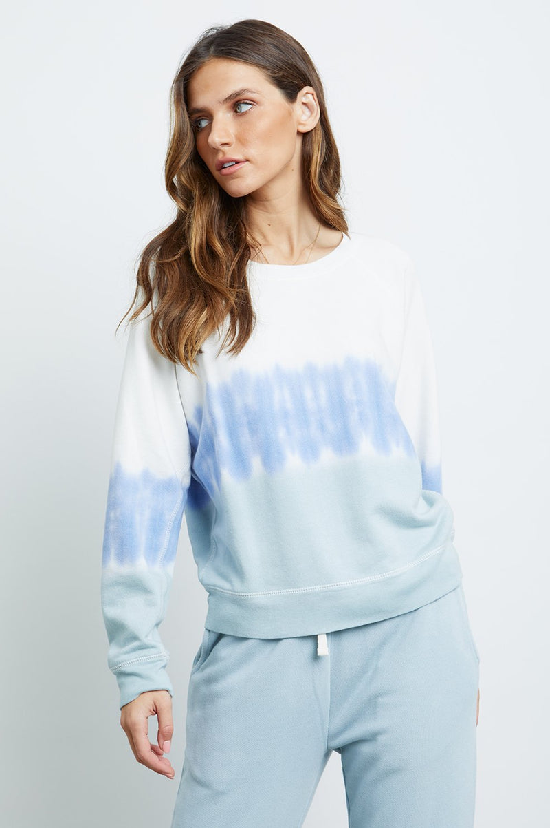 Rails Theo Sweatshirt in Ocean Tie Dye
