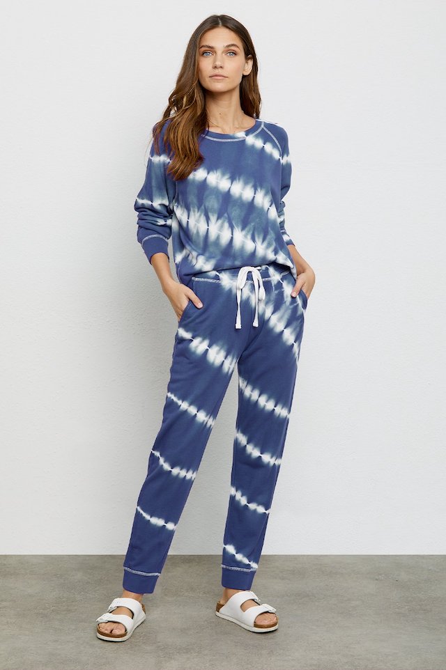Rails Oakland Jogger Pants in Sapphire Tie Dye