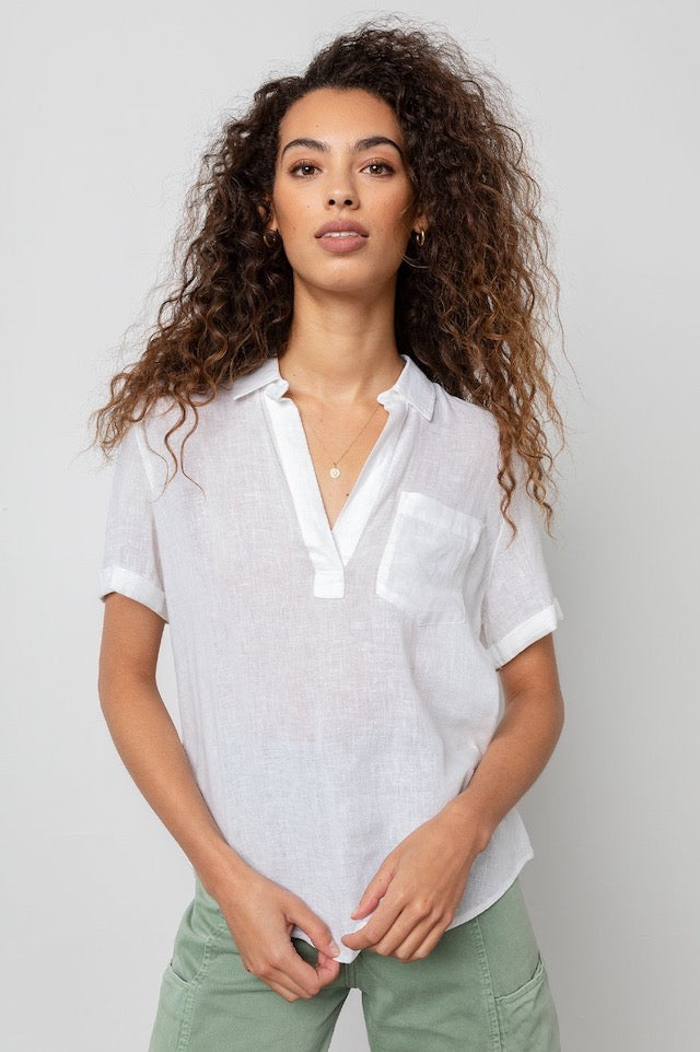 Rails White Savannah Blouse
