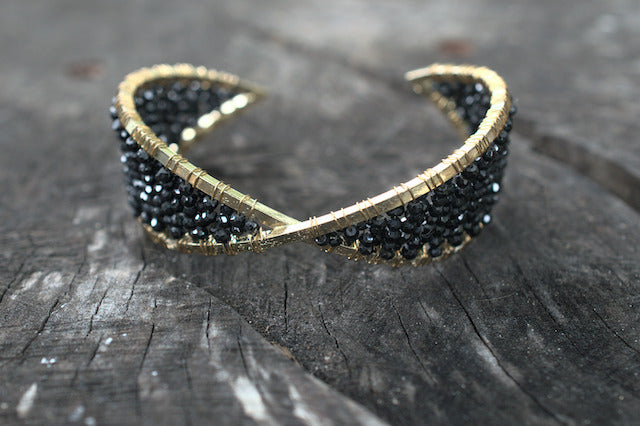 Sonya Renee Posh Cuff in Black