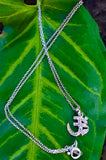 Tai Jewelry Silver Ohm Necklace
