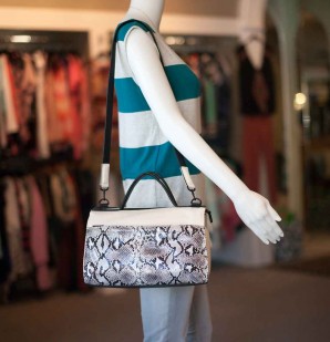 French-Connection-Zip-Code-Satchel-Snake