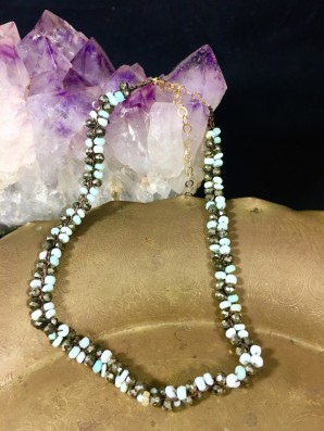 Native_Gem_Francesca_Choker_Peruvian_Opal_Pyrite 