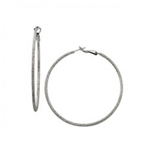 Lisa Freede- Large Stardust Earrings in Gunmetal