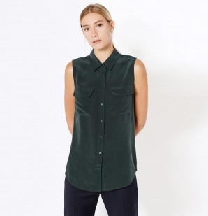 Equipment- Sleeveless Slim Signature in Scarab
