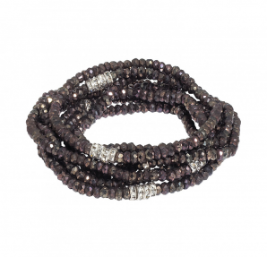 Lisa Freede Smokey Topaz Bracelet Stack