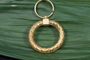 Whiting_&_Davis_Classic_Circle_Key_Ring_Gold